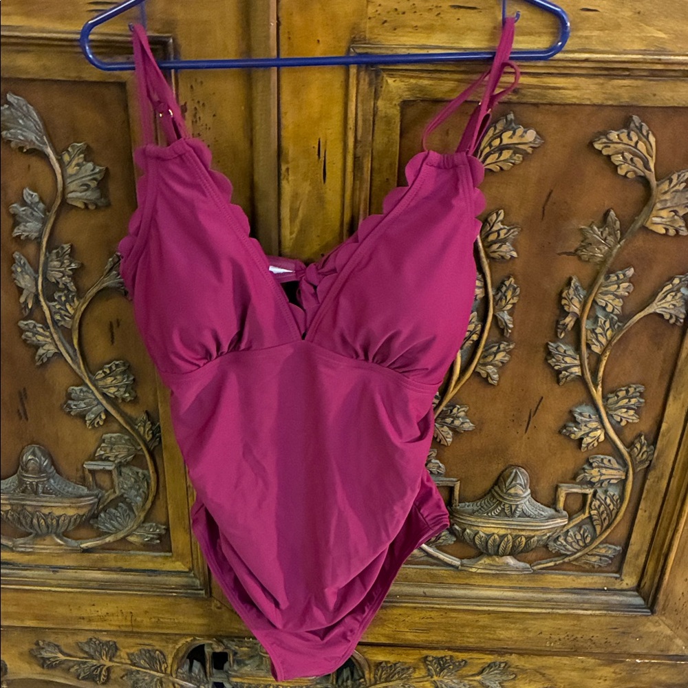 NWT Charmo Magenta One-Piece Swimsuit Size XL